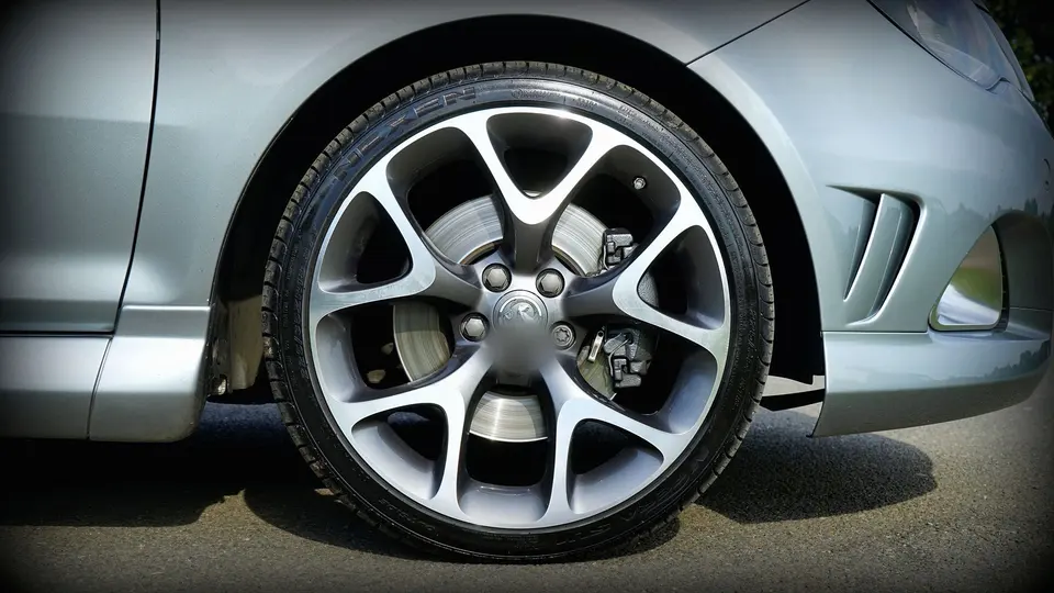Wheel of Vauxhall Corsa VXR