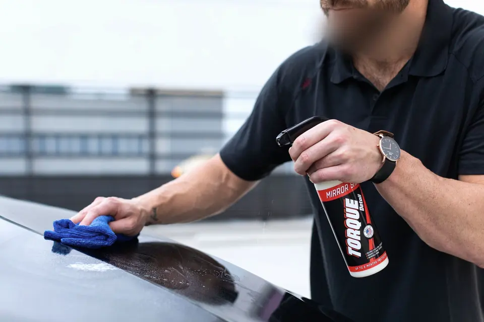 Close-up Photo of Cleaning of Car 