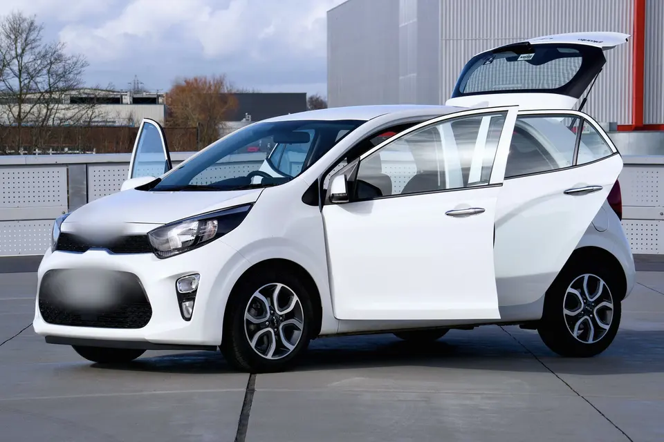 Kia Picanto with Open Doors