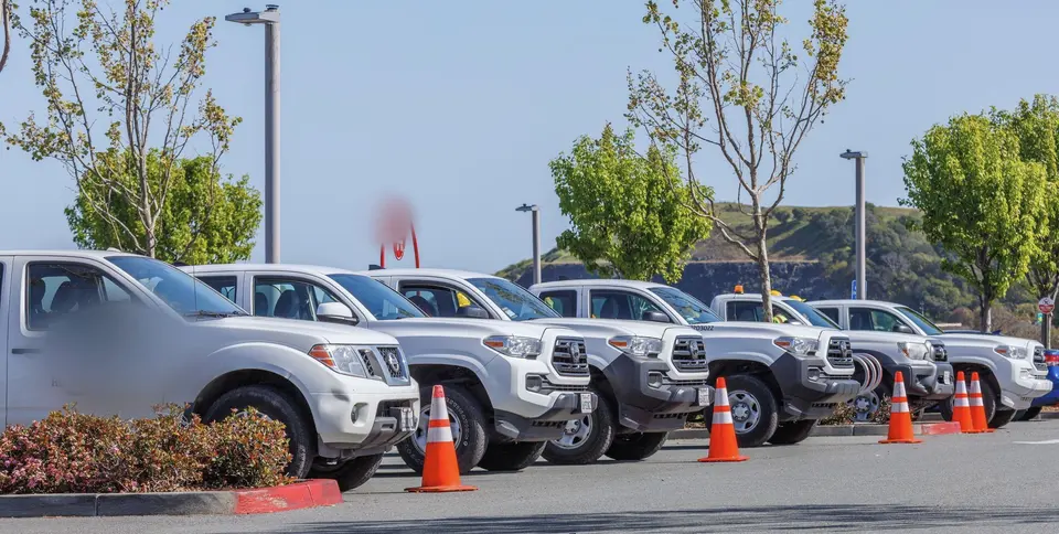 Cars in the Parking Lot